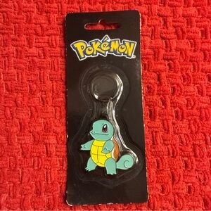 🐢🐢 Pokemon Squirtle Keychain Bioworld Metal Key Ring 2017 🐢🐢